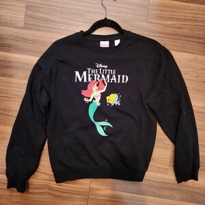 Disney The Little Mermaid Black Kids Sweatshirt